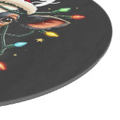 Mooey Christmas Funny Xmas Kuh Rinder Liebhaber Schneidebrett (Ecke)