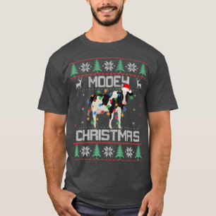 Mooey Christmas Heifers Kuh Ugge Weihnachtsgeschen T-Shirt