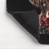 Mooey Christmas Western Highland Cow Lover Santa H Mousepad (Ecke)