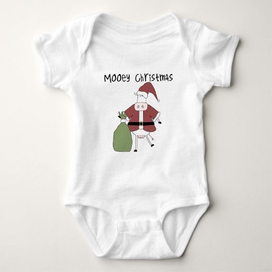 Mooey Cow Weihnachtsgeschenke und Geschenke Baby Strampler (Vorderseite)