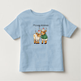 Mooey Kissmas Cartoon Kuh Weihnachtsfest Shirt