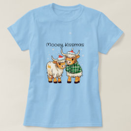 Mooey Kissmas Highland Cows Shirt