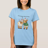 Mooey Kissmas Highland Cows Shirt (Vorderseite)