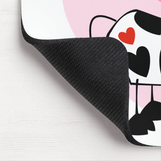 Mooey Liebe Valentine Mousepad (Ecke)
