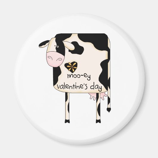 Mooey Valentine T - Shirt und Geschenke Magnet (Vorne)