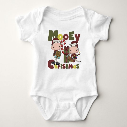 Mooey Weihnachten Baby Strampler (Vorderseite)