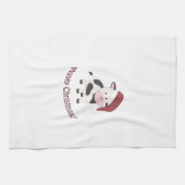 Mooey Weihnachten! Geschirrtuch (Horizontal)