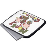Mooey Weihnachten Laptopschutzhülle (Vorne Knopf)