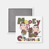 Mooey Weihnachten Magnet (Vorderseite/Rückseite)