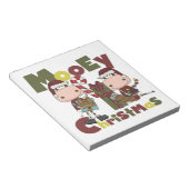 Mooey Weihnachten Notizblock (angewinkelt)