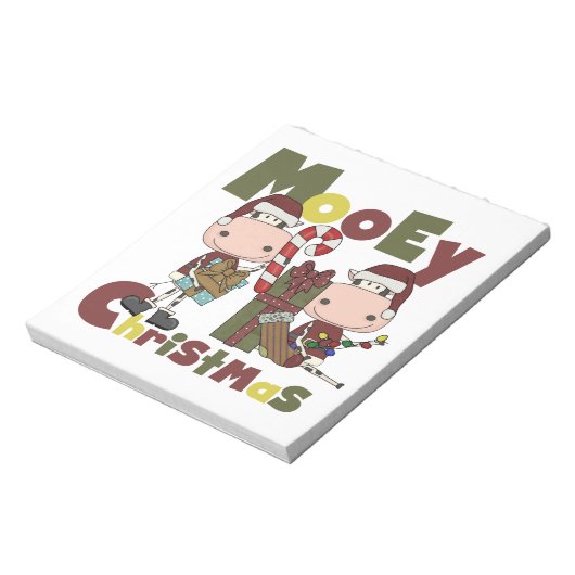 Mooey Weihnachten Notizblock (Rotiert)