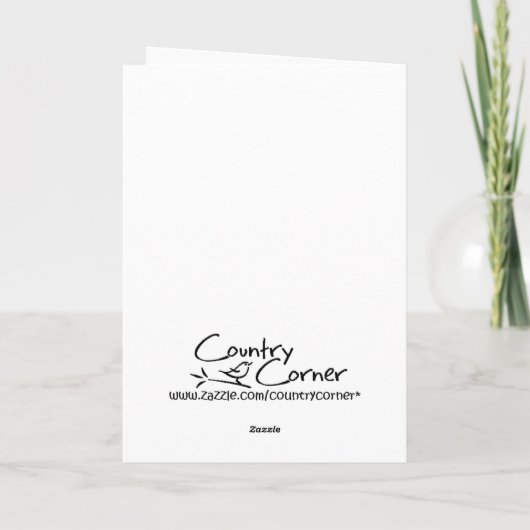 Mooey Weihnachten und glückliches MOO-Jahr (Rückseite)