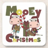 Mooey Weihnachten Untersetzer (Vorderseite)
