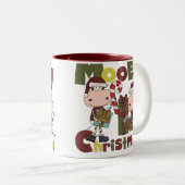 Mooey Weihnachten Zweifarbige Tasse (VorderseiteRechts)