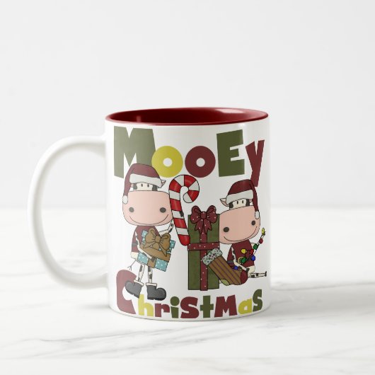 Mooey Weihnachten Zweifarbige Tasse (Links)