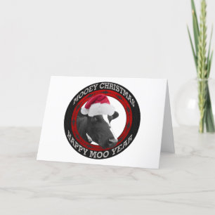 Mooey Weihnachtsglückliche Feiertagskarte