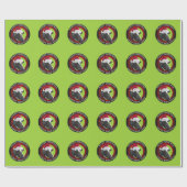 Mooey Weihnachtsglückliche Geschenkpapier (Flach)