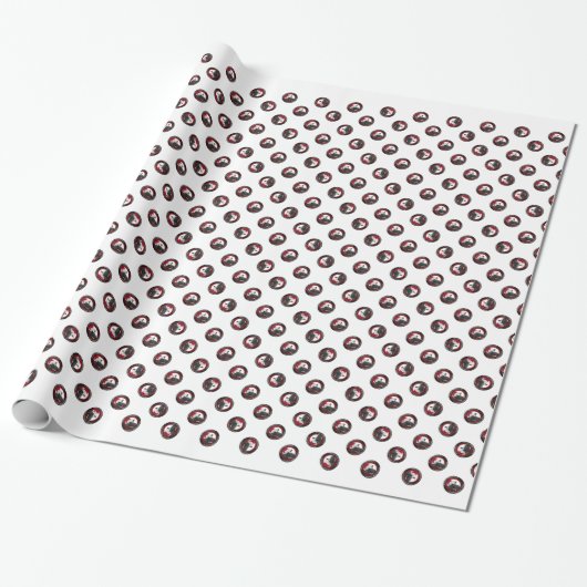 Mooey Weihnachtsglückliche Geschenkpapier (Ungerollt)
