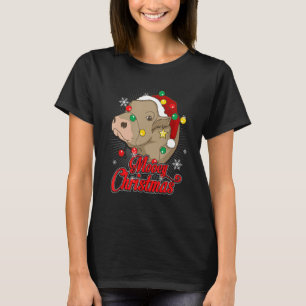 Mooey Weihnachtskühe Weihnachtsmann Ugguler Weihna T-Shirt