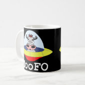 MooFO UFO-Tasse Kaffeetasse (Vorderseite Links)