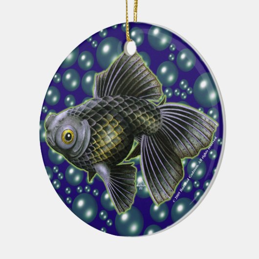 Moog the Black Moor Round Ornament (Links)