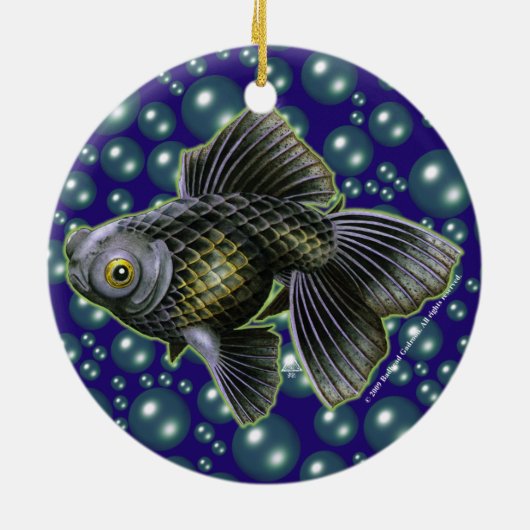 Moog the Black Moor Round Ornament (Hinten)