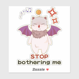 moogle from final fantasy aufkleber