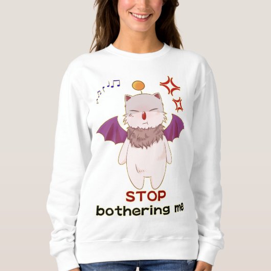 moogle from final fantasy sweatshirt (Vorderseite)