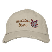 MOOIE BUENO COW CAP BESTICKTE KAPPE (Vorderseite)