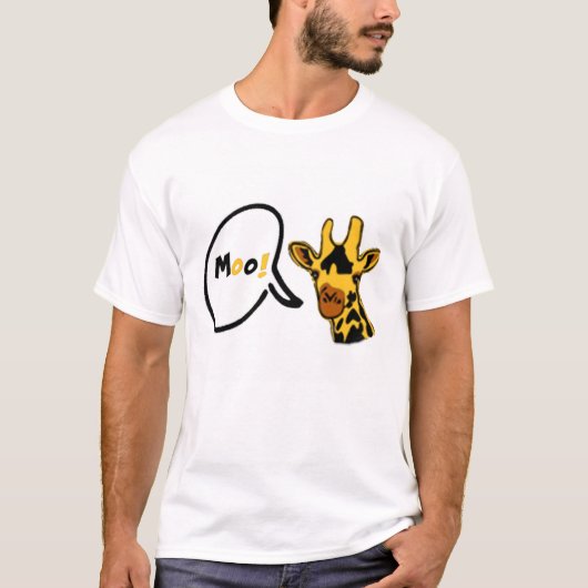 Mooing Giraffe! T-Shirt (Vorderseite)