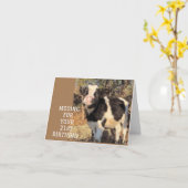 MOOING WISHES AUF IHREM **21. GEBURTSTAG** KARTE (Gelbe Blume)