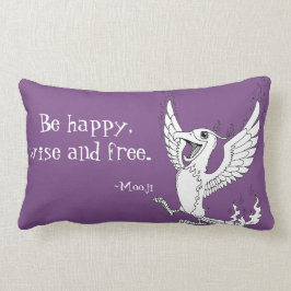 Mooji Zitat-Kissen Lendenkissen