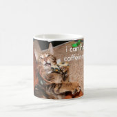 Mooki lolcat Tasse, kann ich haz caffeinez? Kaffeetasse (Mittel)
