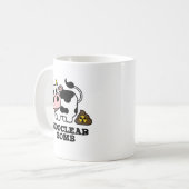 Mooklear Bomb Funny Cow Puff Kaffeetasse (Vorderseite Links)