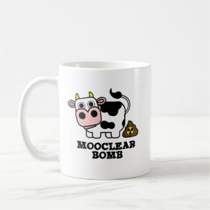 Mooklear Bomb Funny Cow Puff Kaffeetasse