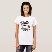 Mooklear Bomb Funny Cow Puff T-Shirt (Vorne ganz)