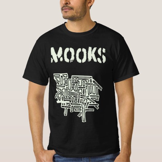 Mooks Block Patch-Farbe T-Shirt (Vorderseite)