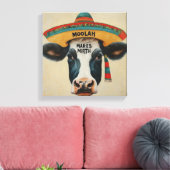 moolah machen Spiegel Hispanic AStretched Canvas P Leinwanddruck (Insitu (Wohnzimmer))