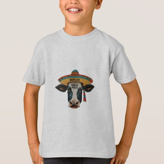 Moolah macht Mirth - Der perfekte T - Shirt für Ge (Vorderseite)