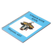 Moolah macht Mirth Hispanic Art Notizblock (Linke Seite)