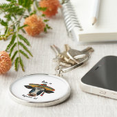 Moolah macht Spiegel Schlüsselanhänger (Seite)