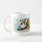 Moomaid Funny Cow Cartoon Gift T-Shirts Sammlerstü Kaffeetasse (Links)