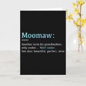 Moomaw_ Funny Definition Noun - Another Term Karte (Gelbe Blume)