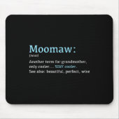 Moomaw_ Funny Definition Noun - Another Term  Mousepad (Vorne)