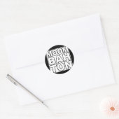 Moombahton Runder Aufkleber (Umschlag)