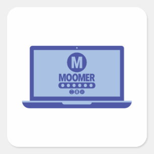 Moomer Anmelden Aufkleber
