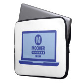 Moomer Log In Laptop-Hülle 15 Zoll Laptopschutzhülle (Vorderseite Links)