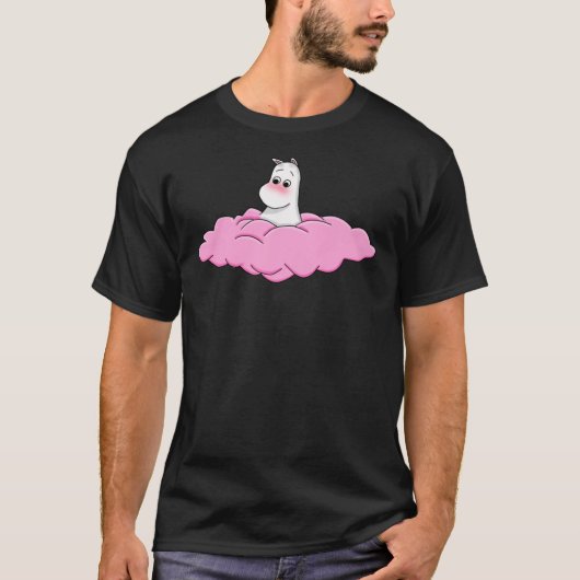 Moomin auf einer Wolke ☁️ klassischen T - Shirt (Vorderseite)