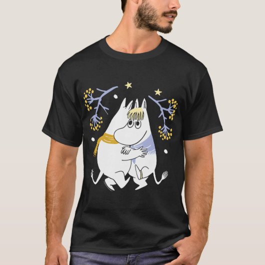 Moomintroll verliebt Moomintroll Herz T-Shirt (Vorderseite)