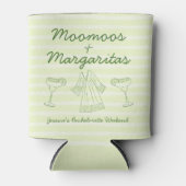 Moomoos & Margaritas Green Bachelorette Dosenkühler (Vorderseite)